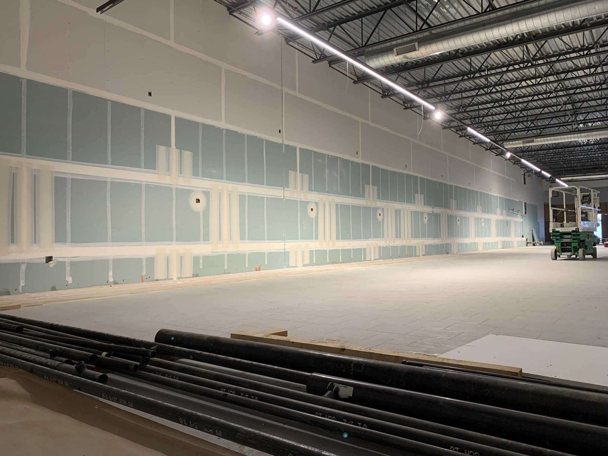 Diamond Drywall — large-scale commercial drywall buildout in San Diego